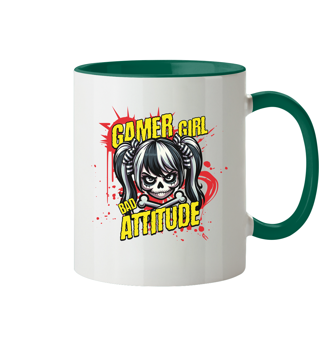 Trashball "Gamer Girl" - Tasse zweifarbig