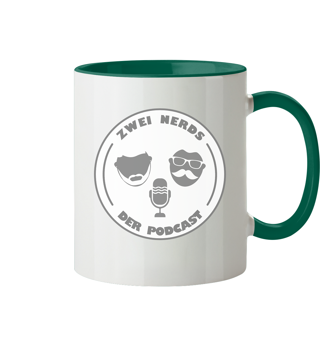 Trashball "Zwei Nerds Logo Robin" - Tasse zweifarbig