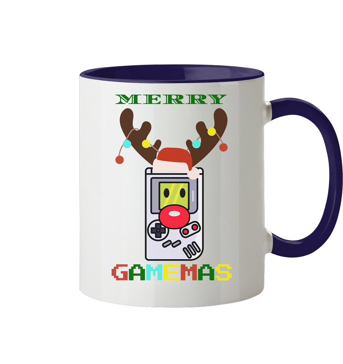 Trashball "Merry Gamemas" - Tasse zweifarbig