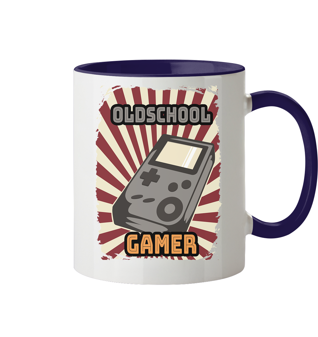 Trashball "Oldschool Gamer" - Tasse zweifarbig