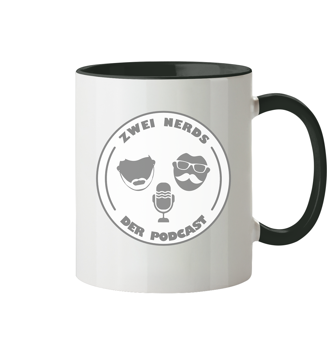 Trashball "Zwei Nerds Logo Robin" - Tasse zweifarbig