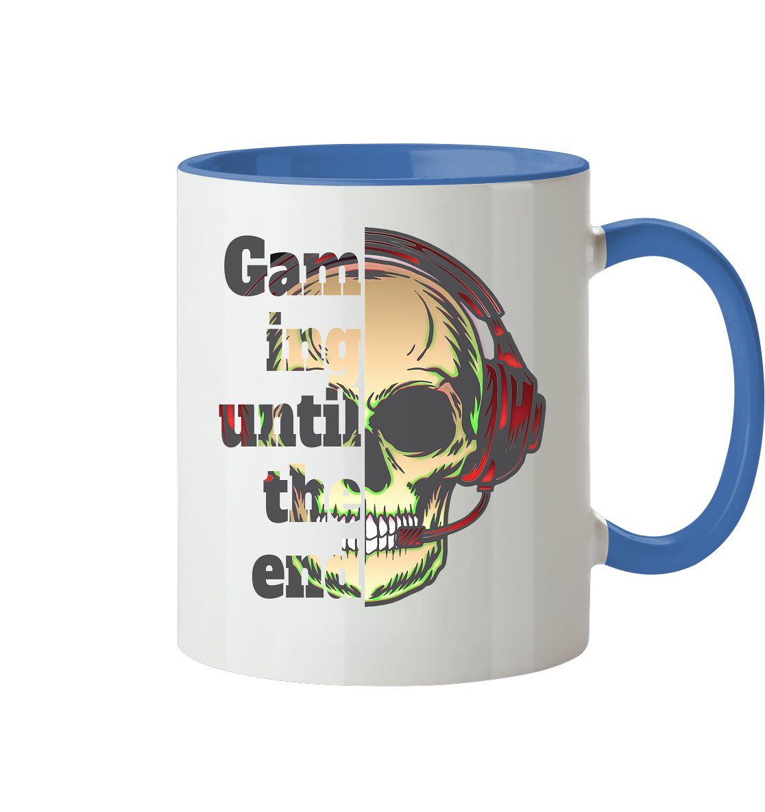 Trashball "Gaming until the end" - Tasse zweifarbig