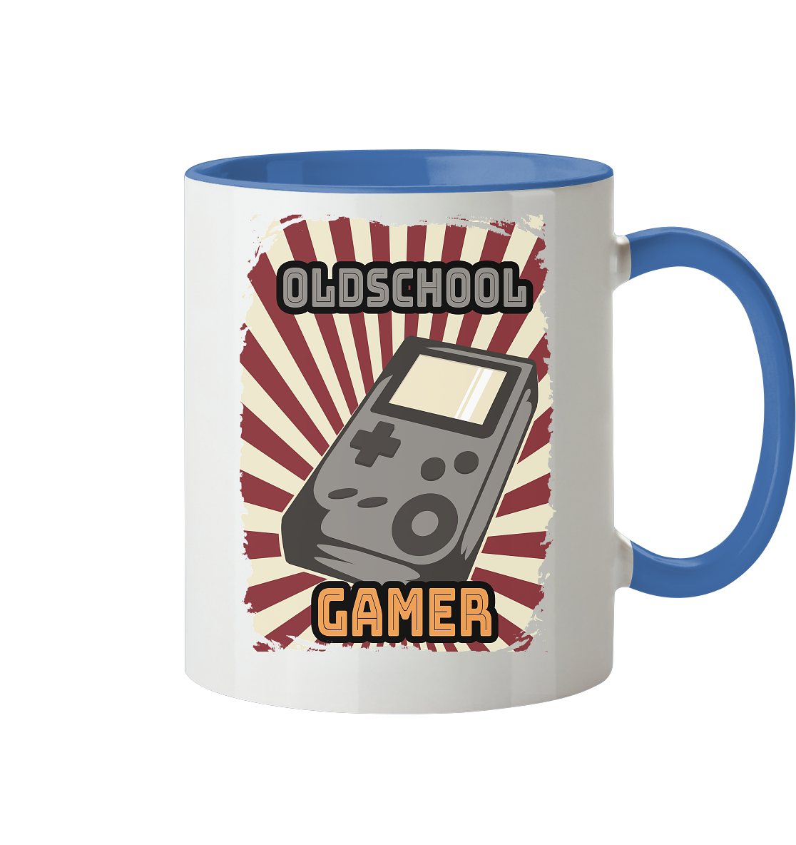 Trashball "Oldschool Gamer" - Tasse zweifarbig