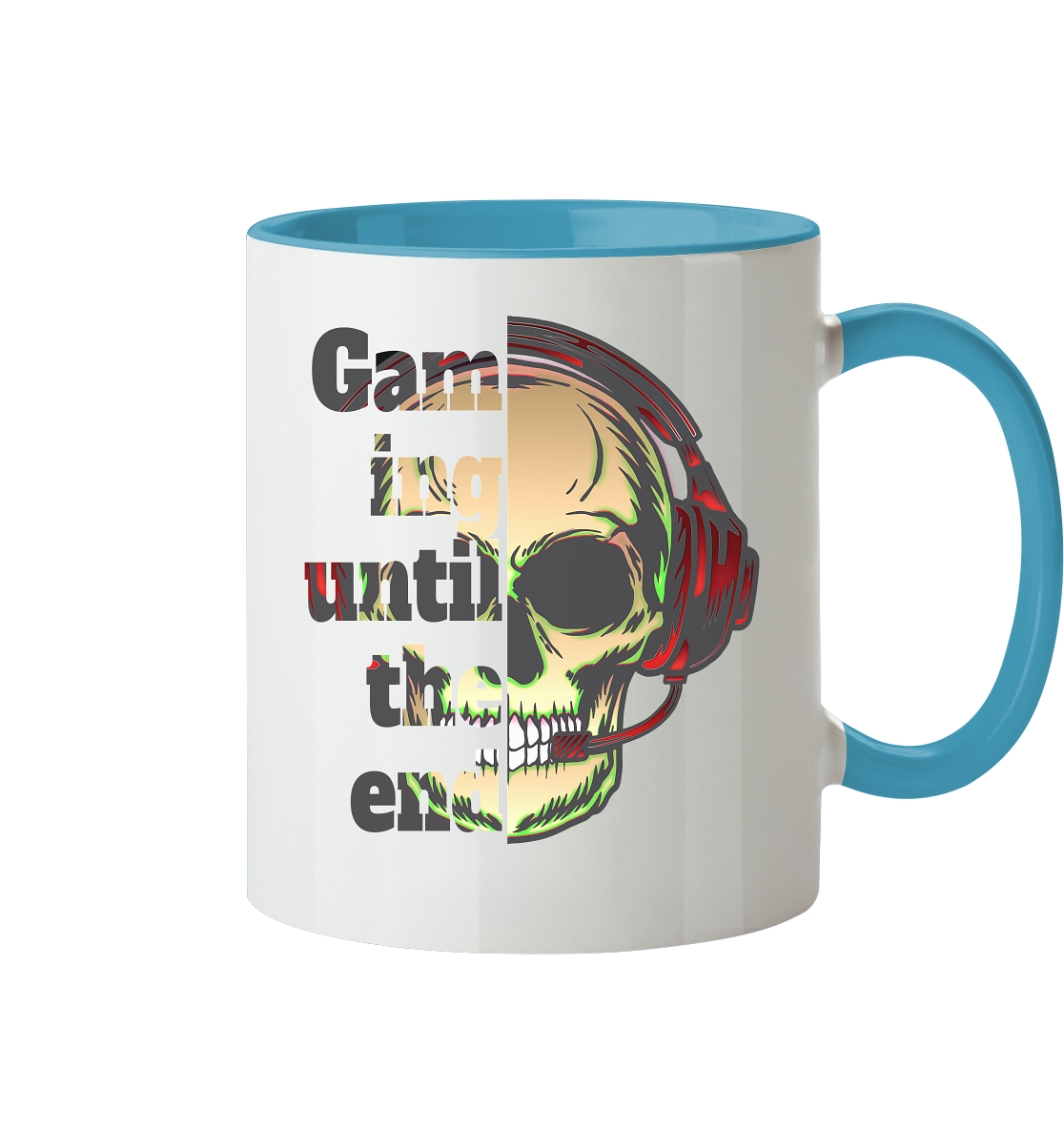 Trashball "Gaming until the end" - Tasse zweifarbig