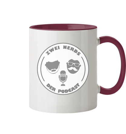 Trashball "Zwei Nerds Logo Robin" - Tasse zweifarbig