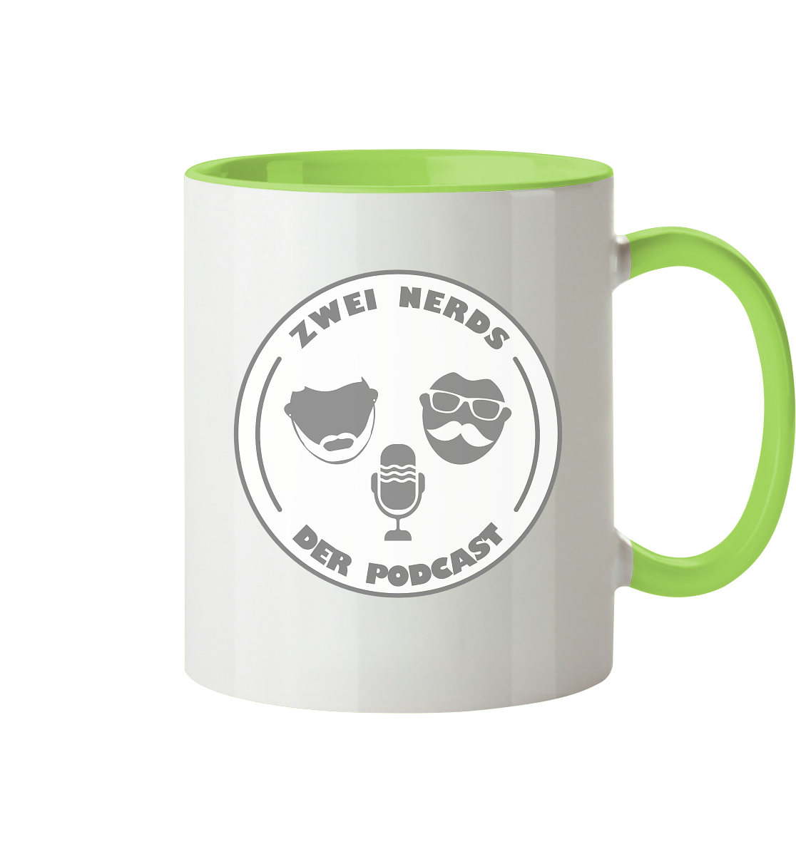 Trashball "Zwei Nerds Logo Robin" - Tasse zweifarbig