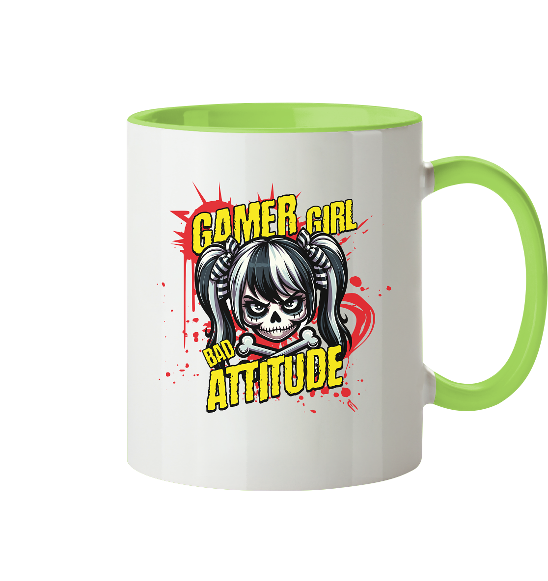 Trashball "Gamer Girl" - Tasse zweifarbig