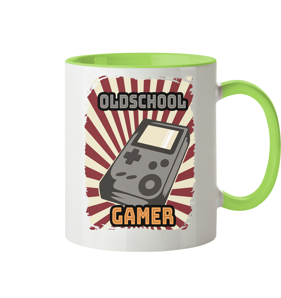 Trashball "Oldschool Gamer" - Tasse zweifarbig