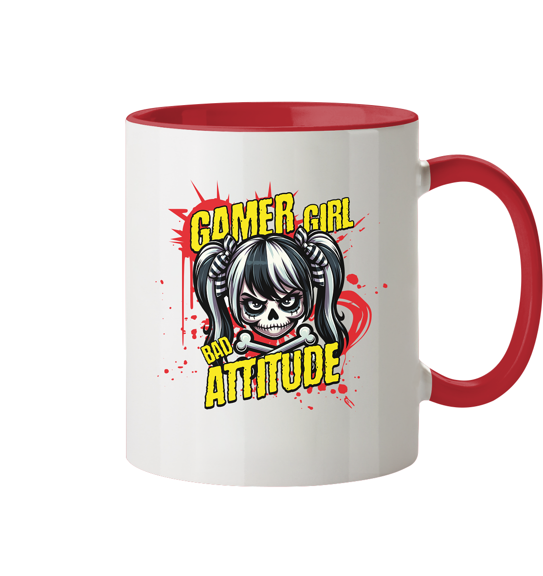 Trashball "Gamer Girl" - Tasse zweifarbig