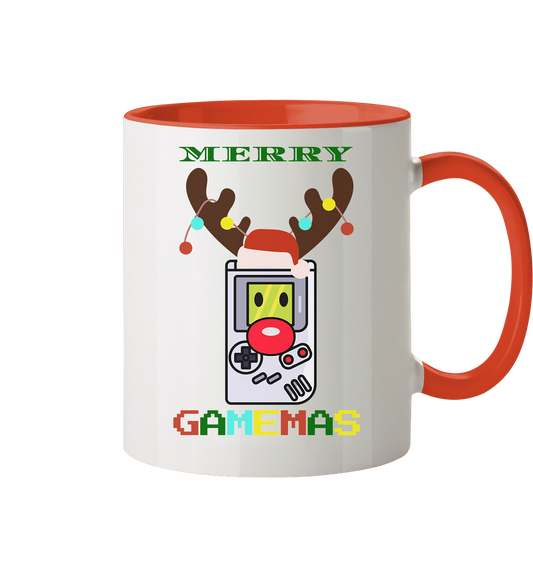 Trashball "Merry Gamemas" - Tasse zweifarbig