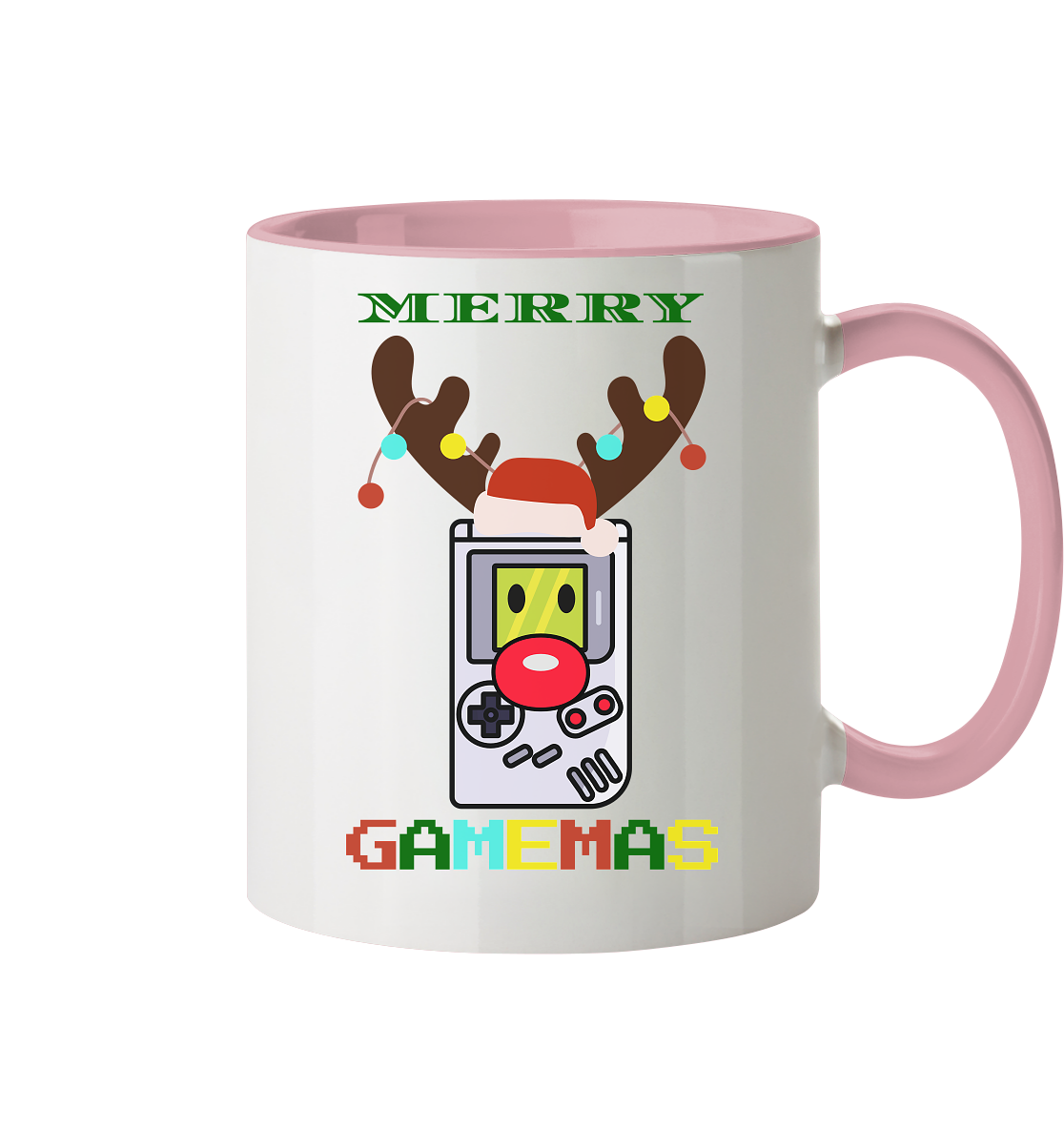 Trashball "Merry Gamemas" - Tasse zweifarbig