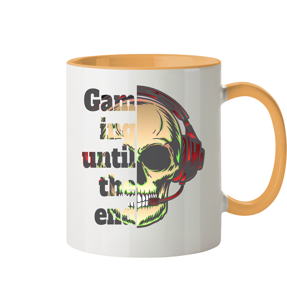 Trashball "Gaming until the end" - Tasse zweifarbig